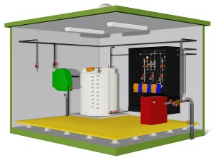 Building Mount Fluoride Dosing System